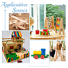 20Pcs 4 Style Round Wooden Sticks WOOD-NB0002-16A-6