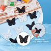 24Pcs 2 Colors Polyester Embroidered Cloth Sew on Patches PATC-HS0001-01-4