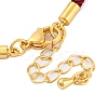 Nylon Cords Bracelet Makings Fit for Connector Charms AJEW-P116-02G-33-3