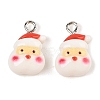 Christmas Theme Opaque Resin Pendants RESI-S08-02I-1