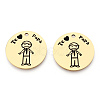 201 Stainless Steel Pendants STAS-T064-37G-3-2