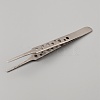 Stainless Steel Round Tip Tweezers TOOL-WH0125-48-1