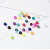 15 Colors Transparent Glass Beads FGLA-JP0001-01-4mm-4