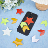 30Pcs 6 Styles Star & Arrow Waterproof PET Warning Stickers STIC-GF0001-20-4