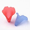 Mixed Transparent Acrylic Flower Beads X-PL551M-2
