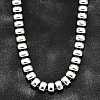 304 Stainless Steel Rectangle Link Chain Neklaces for Women NJEW-R024-01P-2