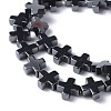 Non-Magnetic Synthetic Hematite Beads Strands X-G-G096-10x10x4mm-3