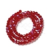 Electroplate Transparent Glass Beads Strands LS-EGLA-A035-T4mm-L07-2