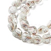 Handmade Gold Sand Lampwork Beads Strands LAMP-U001-01J-3