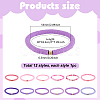 12Pcs 12 Color Polymer Clay Heishi Bead Stretch Bracelets Set with Plastic Beaded BJEW-PH01904-2