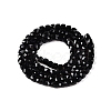 Natural Black Tourmaline Beads Strands G-N342-109A-2