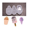 Ice Cream Cup & Ice Cream Cone & Ice Lolly Silicone Molds DIY-C045-01-1