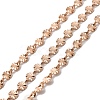 Ion Plating(IP) 304 Stainless Steel Flower Link Chains STAS-B041-08RG-1