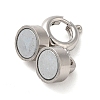 Brass Magnetic Clasps with Springs Clasps KK-NH0002-15P-2