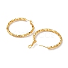 Brass Round Ring Hoop Earrings EJEW-A025-01C-2