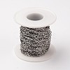Tarnish Resistant 304 Stainless Steel Cable Chains CHS-L015-38-2