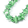 Handmade Bumpy Lampwork Beads Strands LAMP-N021-37B-3