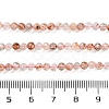 Natural Black Gold Rutilated Quartz Beads Strands G-N342-21B-01-5