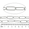 Tarnish Resistant 304 Stainless Steel Oval Link Chains CHS-K018-06P-2