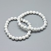 Synthetic Turquoise Jasper Bead Stretch Bracelets BJEW-K212-A-009-1