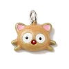 Rack Plating Brass Enamel Pendants KK-S366-03P-1