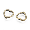 Tibetan Style Heart Bead Frames MLF11198Y-NF-2