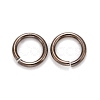 Brass Jump Rings KK-M165-7mm-01B-RS-2