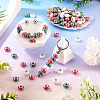 150Pcs Opaque Resin European Beads RESI-TA0004-61D-7