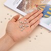 Brass Rhinestone Spacer Beads RSB072-06S-5