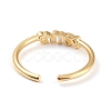 Constellation/Zodiac Sign Brass Cuff Rings RJEW-J074-05G-A-3