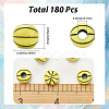 6 Sets Opaque Acrylic Beads OACR-SC0002-28-2