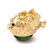 Brass Micro Pave Cubic Zirconia Pendants KK-U058-24G-1