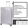 Transparent PVC Luggage Cover AJEW-WH20080-52K-4