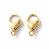 304 Stainless Steel Lobster Claw Clasps X-STAS-V007-01E-G-1