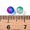 Baking Paint Transparent Crackle Glass Beads X1-DGLA-Q018-4mm-M01-4