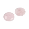 Natural Rose Quartz Cabochons G-H1596-FR-25mm-24-2