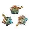 Lampwork Pendants GLAA-T023-06I-2