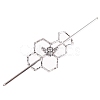 Alloy Hair Sticks OHAR-PW0001-376AS-1