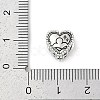 925 Sterling Silver European Beads STER-R005-02AS-07-3