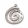 Non-Tarnish 304 Stainless Steel Pendants STAS-P322-11P-2
