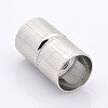 Column Brass Magnetic Clasps with Glue-in Ends X-KK-D351-2
