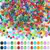 1500Pcs 15 Colors Transparent Acrylic Beads TACR-SZ0001-21A-1