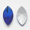 Pointed Back Glass Rhinestone Cabochons RGLA-T083-4x8mm-11-2