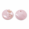 Freshwater Shell Pendants SHEL-T007-75E-2