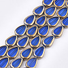 Electroplate Glass Beads Strands X-EGLA-S188-04C-1