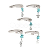 5Pcs Ocean Theme Iron Snap Hair Clips PHAR-JH00144-2