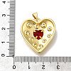 Barss Rhinestone Pendants KK-V002-08G-01-3