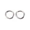 Tarnish Resistant 304 Stainless Steel Open Jump Rings STAS-D448-093P-10mm-1