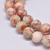 Natural Red Netstone Beads Strands X-G-F352-6mm-1