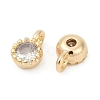 Brass Pave Cubic Zirconia Pendants KK-H204-03KCG-01-2